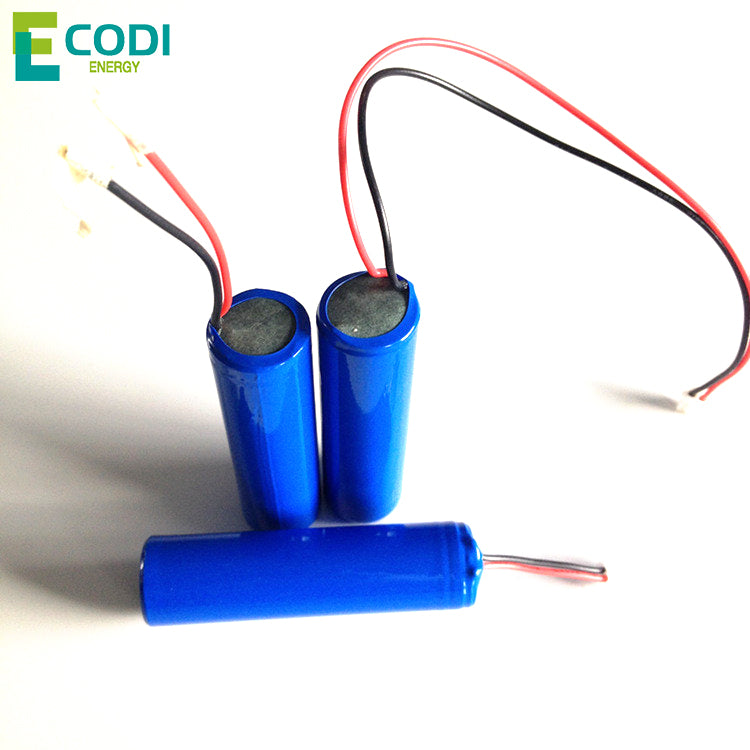 ECODI 18650 3.7V 2000mAh lithium ion battery cell