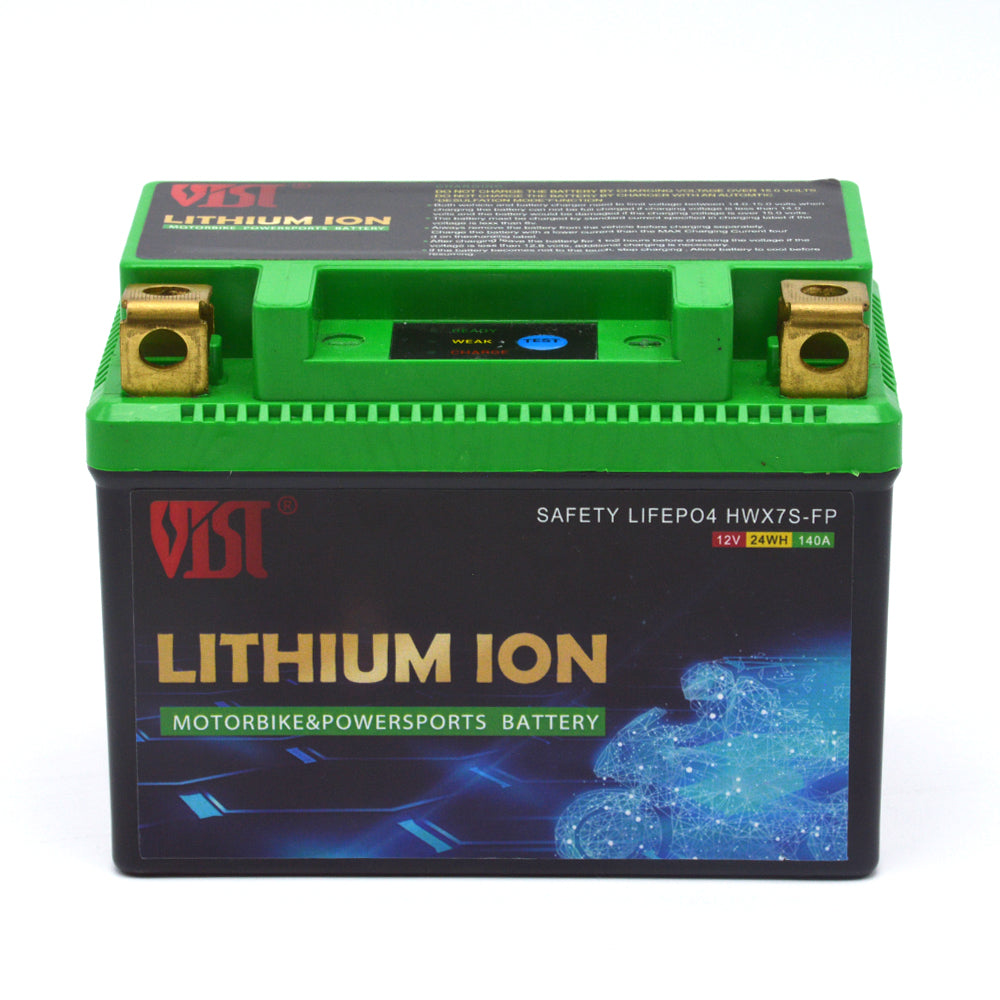 12V 2.5Ah 113x69x85mm 175CCA lithium Ion Motorcycle battery motorbike starting battery