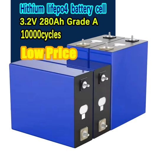 Hithium 10000cycles 3.2V 280Ah LiFePO4 lithium ion battery cell for solar energy storage system DDP price