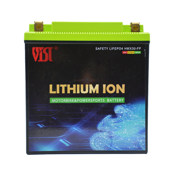 12V 8Ah 175x87x155mm 560CCA lithium Ion Motorcycle battery motorbike starting battery