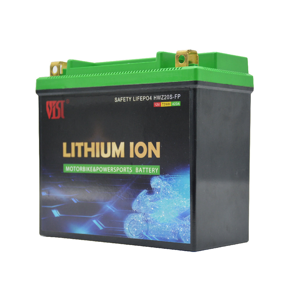 12V 7Ah 175x87x130mm 490CCA lithium Ion Motorcycle battery motorbike starting battery