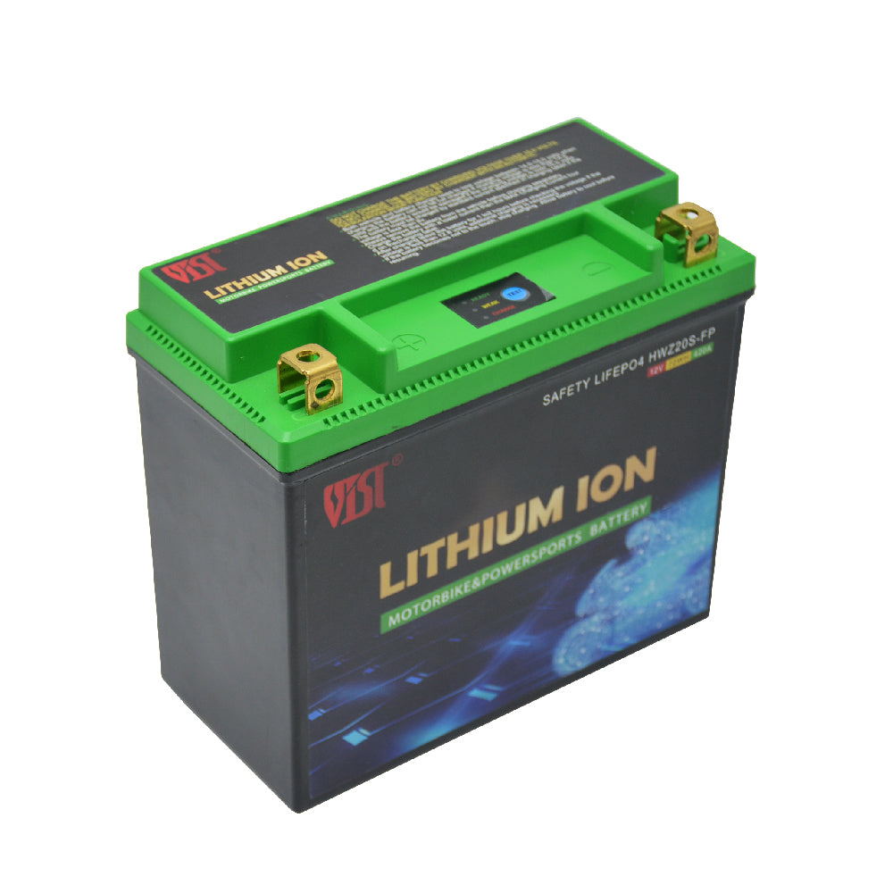 12V 6Ah 175x87x155mm 420CCA lithium Ion Motorcycle battery motorbike starting battery