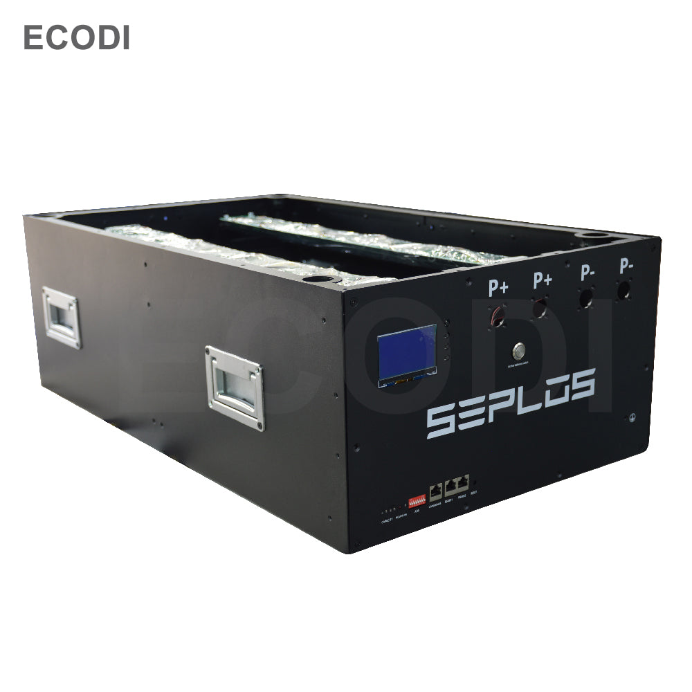 Seplos 48V 200A 16S stackable version BMS 3.0 active balancer lithium ion lifepo4 DIY box Battery case for 280Ah 300Ah battery cells DDP from China